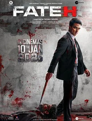 Fateh (2025) Hindi – – HD Poster Download - Filmyzilla